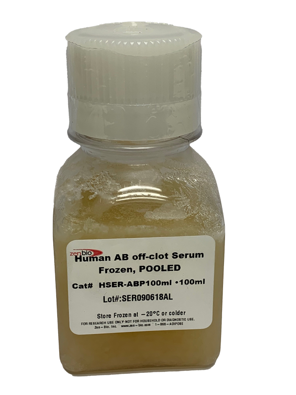 Human AB Serum Bottle